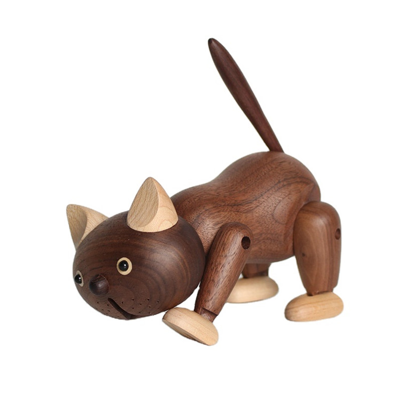 Wooden Animal Cat